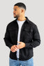 Men's Black Premium Overshirt - Lucca Menswear