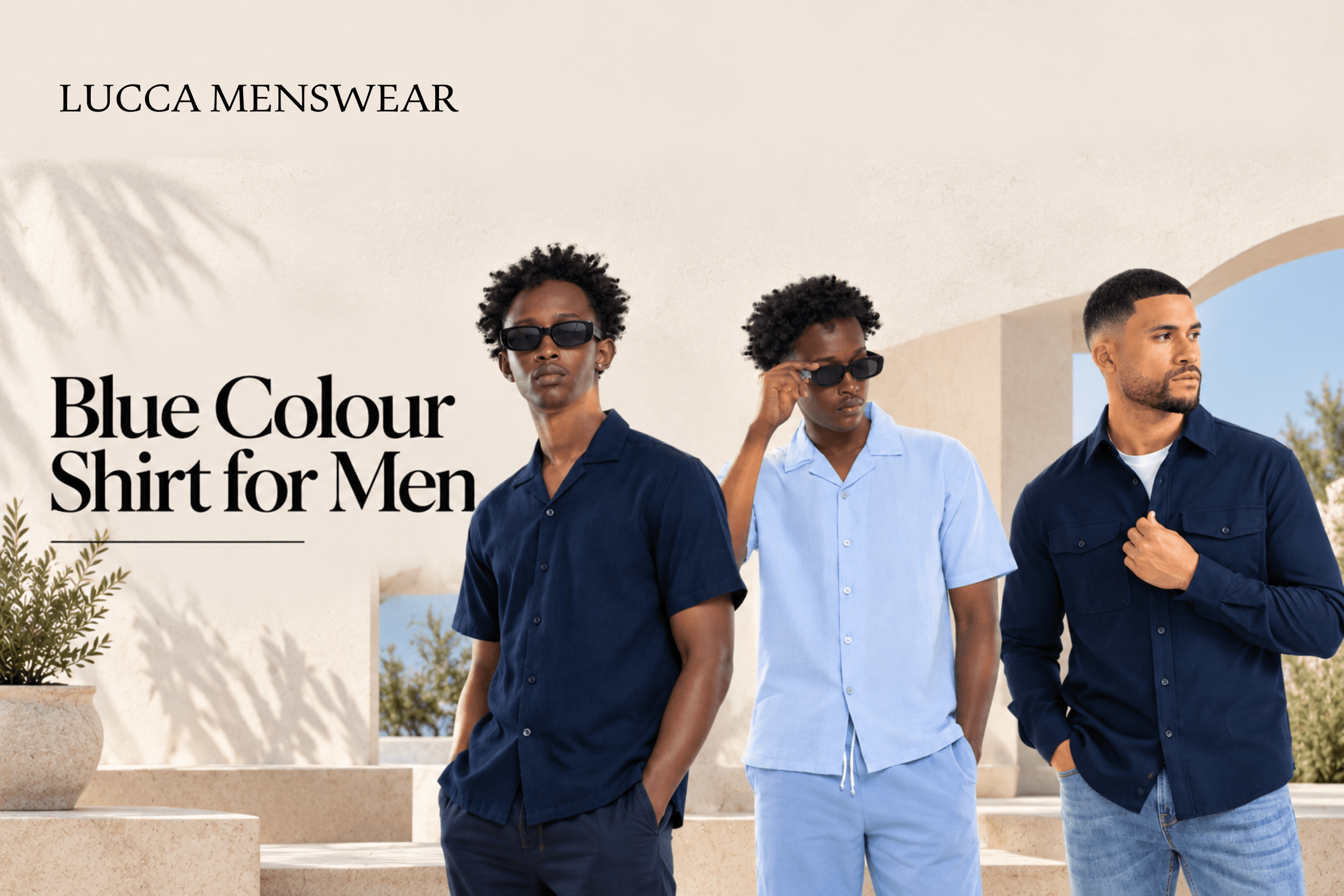 Blue Colour Shirt for Men: The Complete UK Style Guide - Lucca Menswear