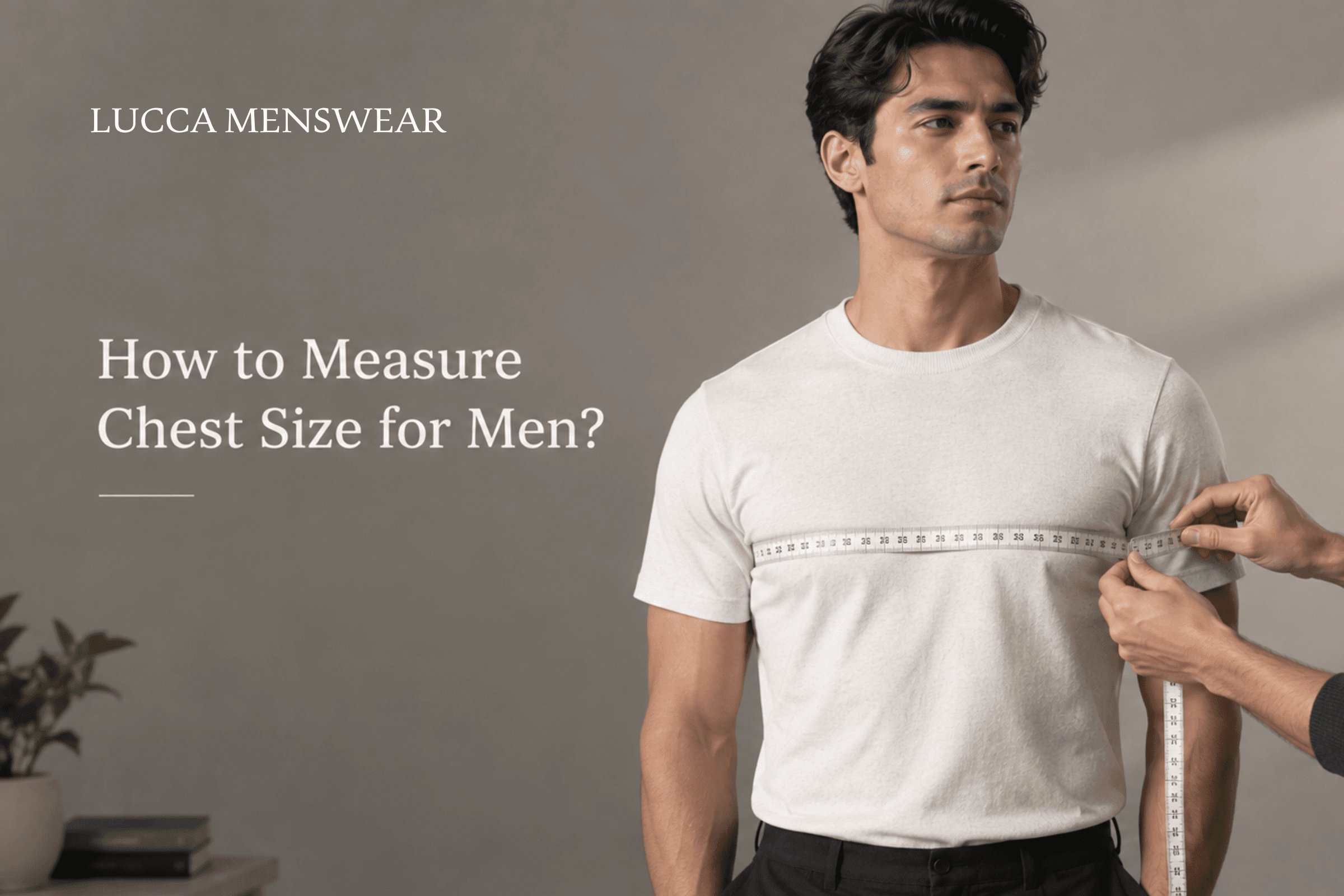 How to Measure Chest Size for Men: A Complete UK Fit Guide - Lucca Menswear