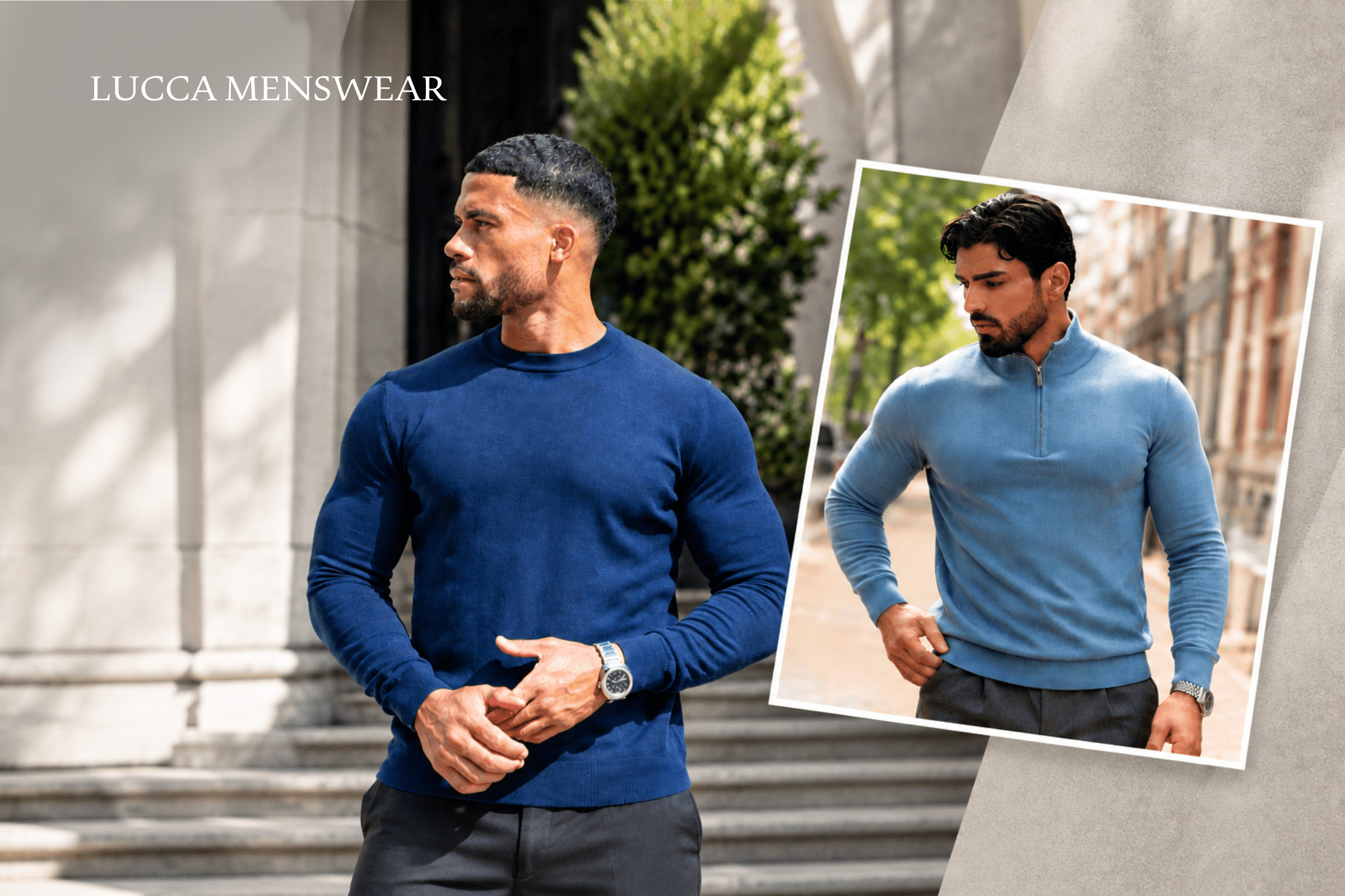 Sweater Season Is Here: Mens Knit Sweater - Lucca Menswear