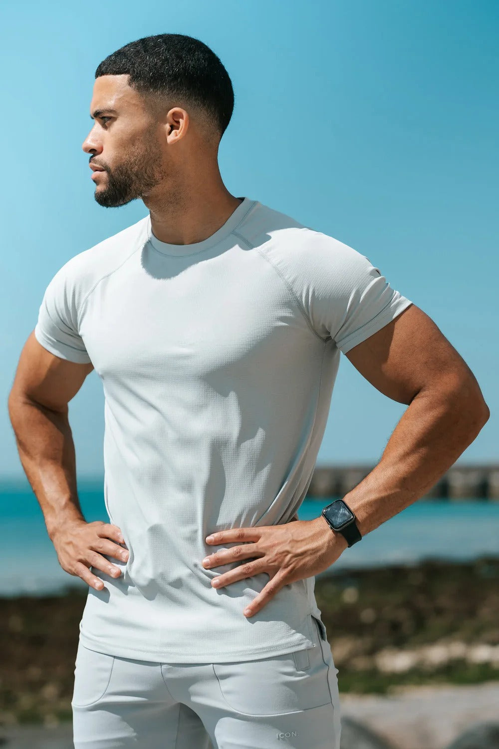 Muscle Fit Training Steel Grey T-Shirt