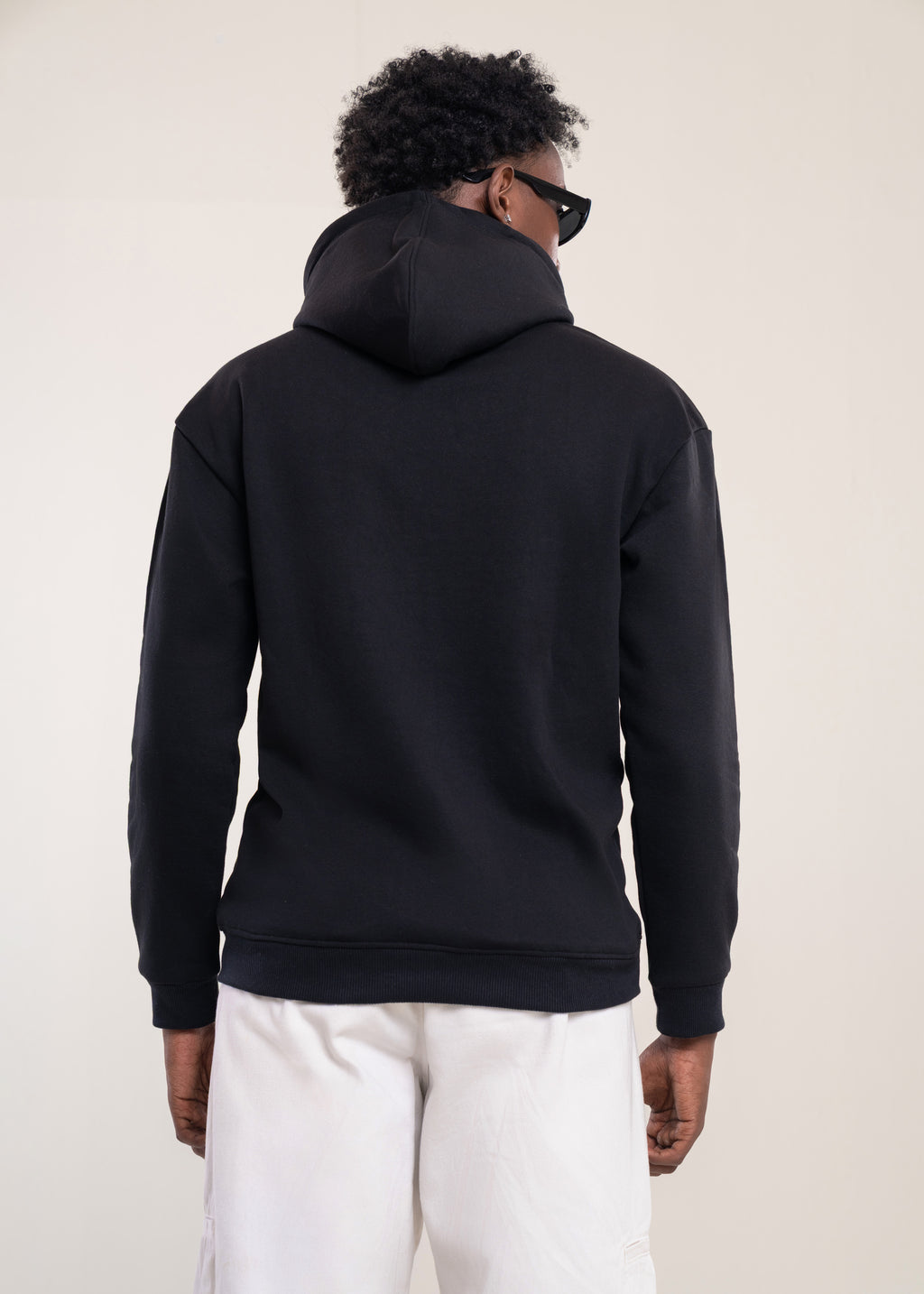 Mens Oversized Hoodie Black - Essentials Hoodie  - Mens Hoodies Collection UK