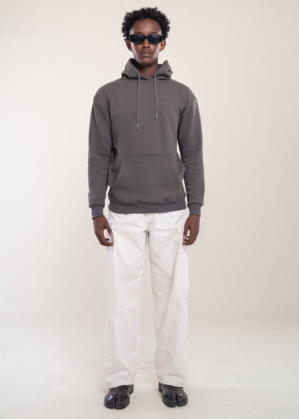 Mens Oversized Hoodie Grey - Mens Essentials Hoodie  - Mens Hoodies Collection UK