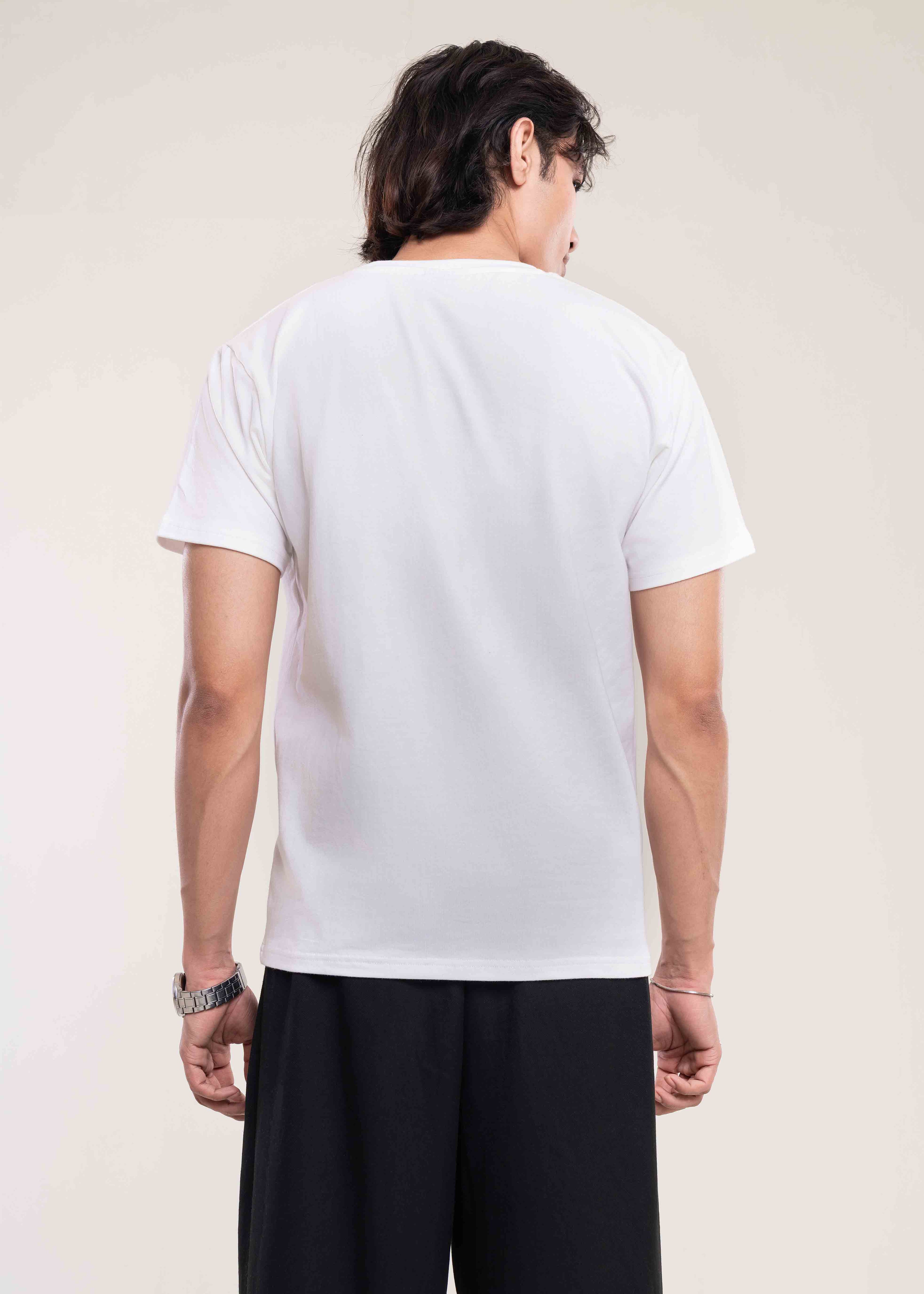 Mens T Shirts White Back - Menswear T Shirts Collection UK