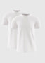 Pack Of 2 Men's Muscle Fit White T-Shirt