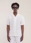Men's White Linen Shirt - Lucca Menswear